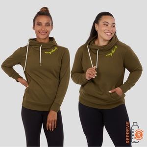 🆕With Tags ORANGETHEORY Army Green Sweatshirt, Size Medium